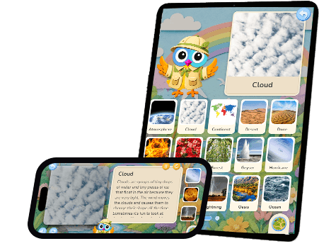 Wikids app — a Wikids topic screen