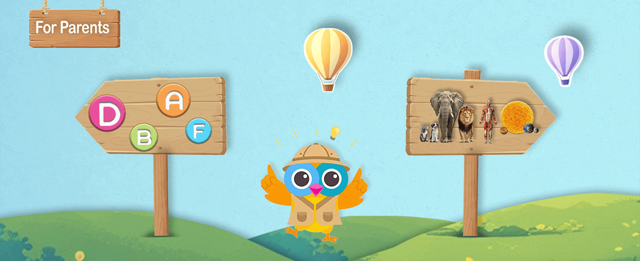 Wikids App Main Screen